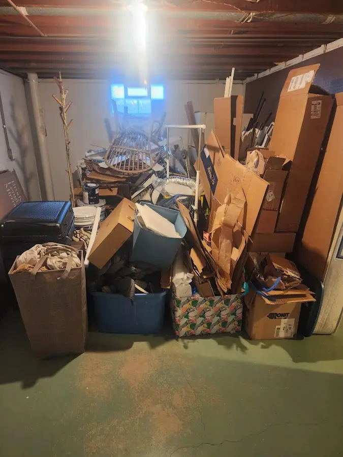 Roll-off dumpster container at job site for 2 Yard Dumpster Rental in Grover Beach